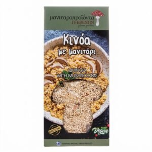 Κινόα με μανιτάρι
